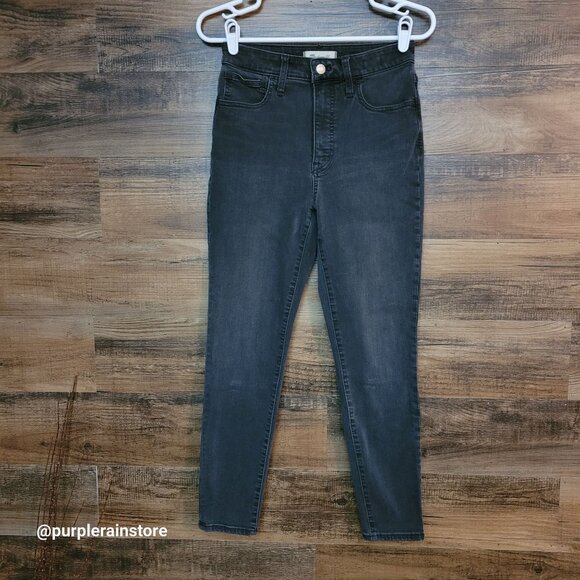Madewell Jeans 27 Curvy Roadtripper Crop Supersoft Ashmont Wash MB367 Stretch - Picture 1 of 13